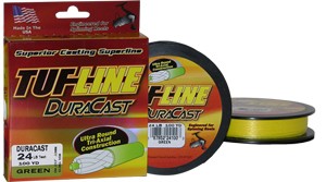 Шнуры фирмы W.Filament. Модель Tuf-Line DuraCast 125yd желтый